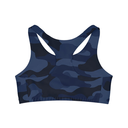 Camo Bra | Deep Blue Sports Camouflage