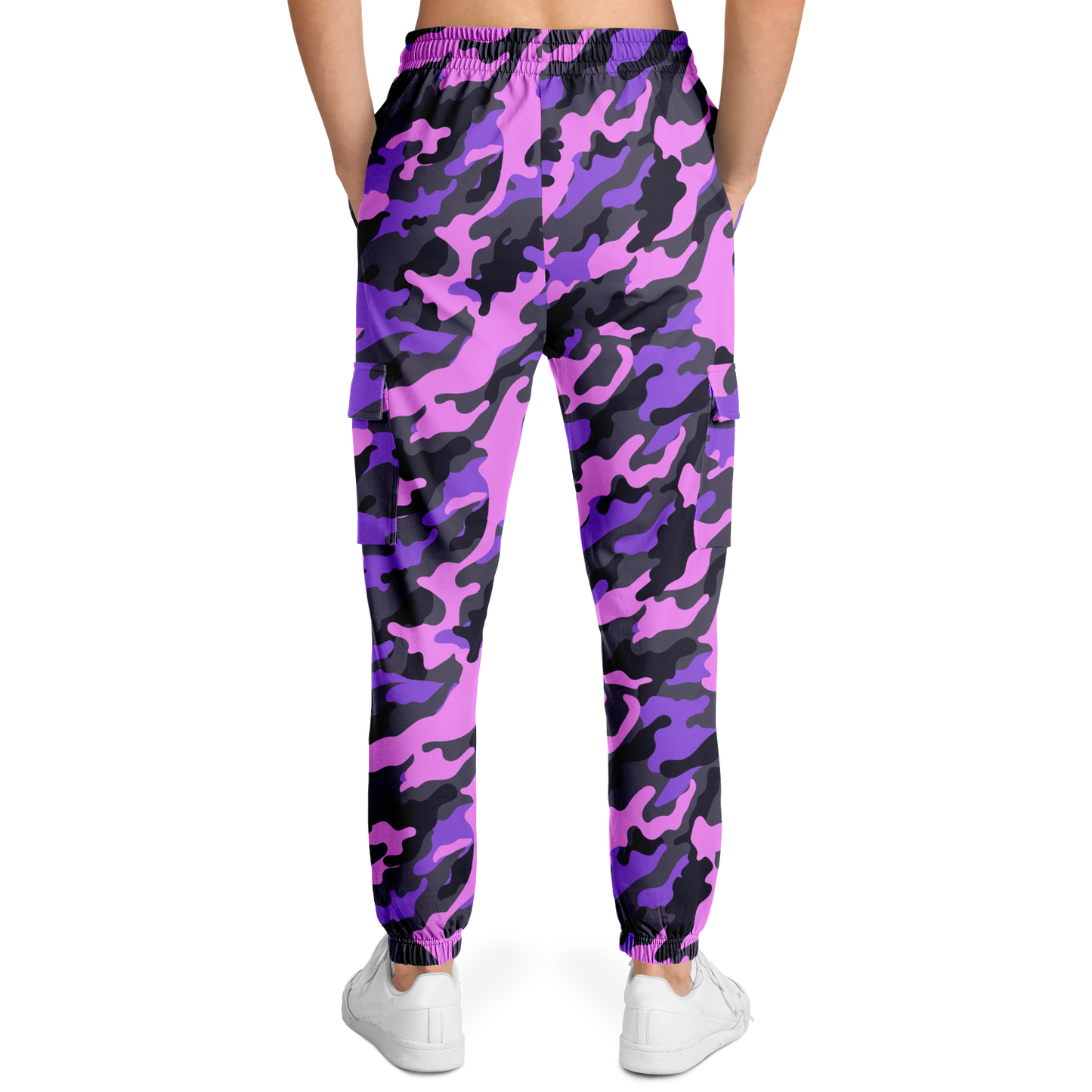 Pink Camo Cargo Pants | Black & Indigo | Unisex