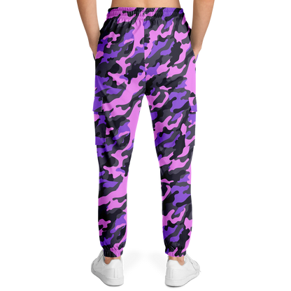 Pink Camo Cargo Pants | Black & Indigo | Unisex