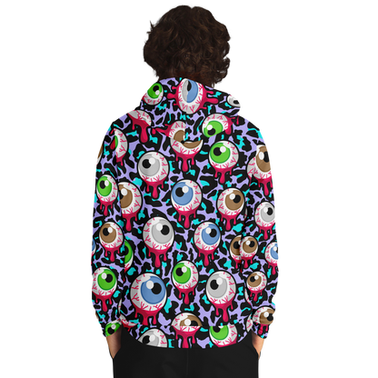 Zombie Hoodie | Bloody Alien Eyeballs, Creepy & Psychedelic