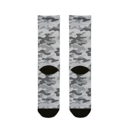 Camo Socks | Gray Digital | Sublimation Crew