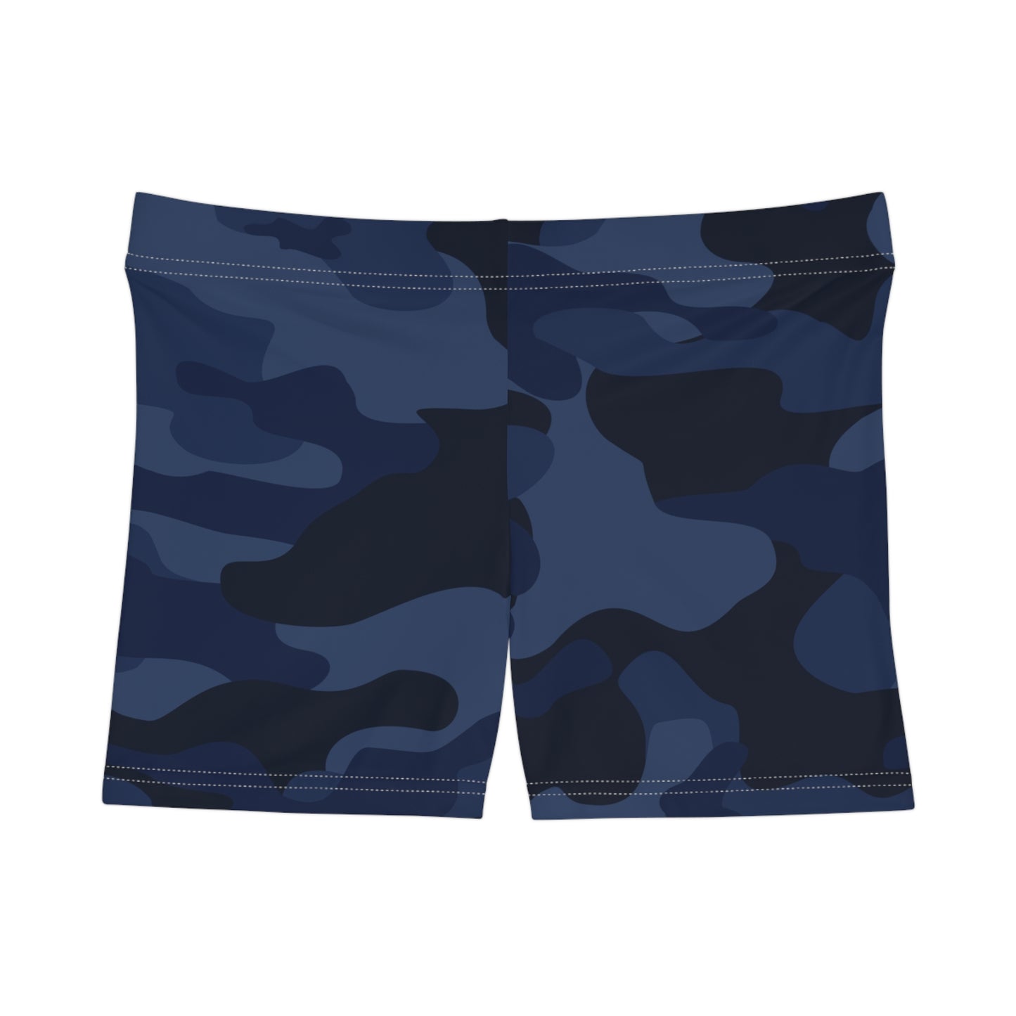 Women's Camo Shorts | Tight Fit | Deep Blue Camouflage