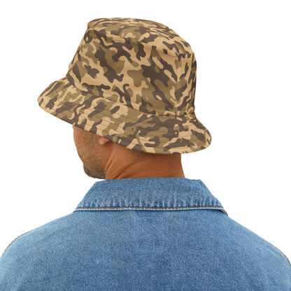 Camo Bucket Hat | Khaki Camouflage