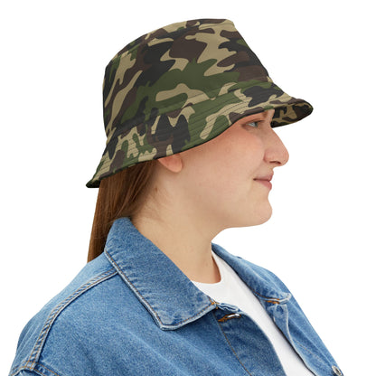 Camo Bucket Hat | Classic Green Camouflage