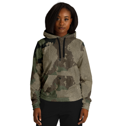 Camo Hoodie | Dirty Old Brown Camouflage Pullover