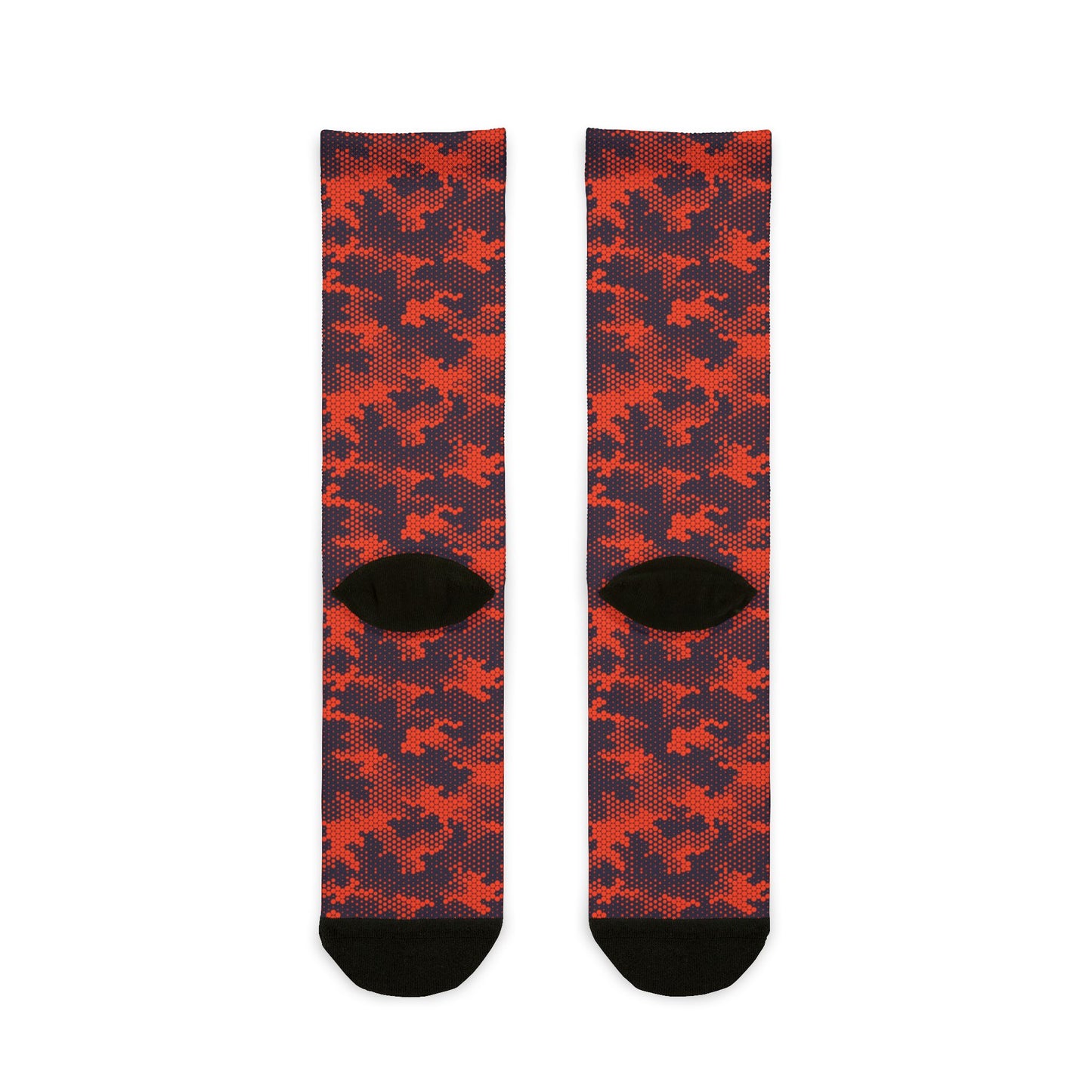 Camo Socks | Orange & Blue | Sublimation Crew