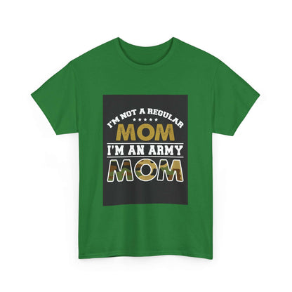 T-shirt « Je suis une maman militaire » | T-shirt en coton épais 2025