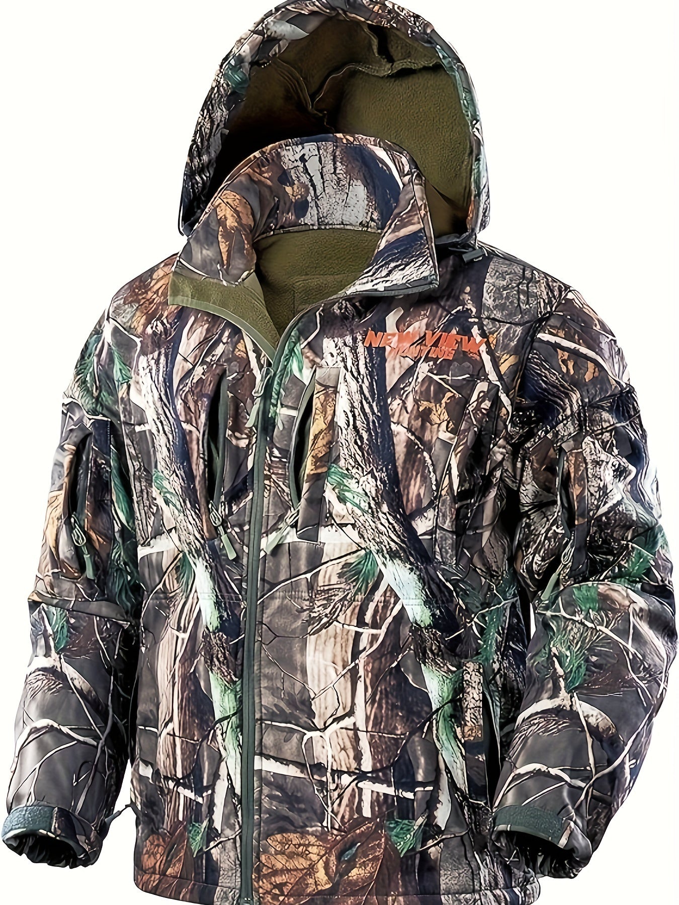 Men's Camo Hunting Jacket | Water-Resistant and Warm