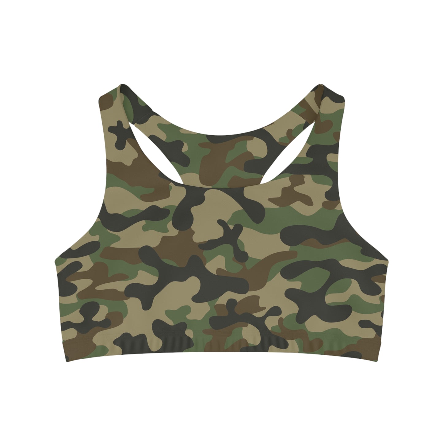 Camo Bra | Military Brown Camouflage