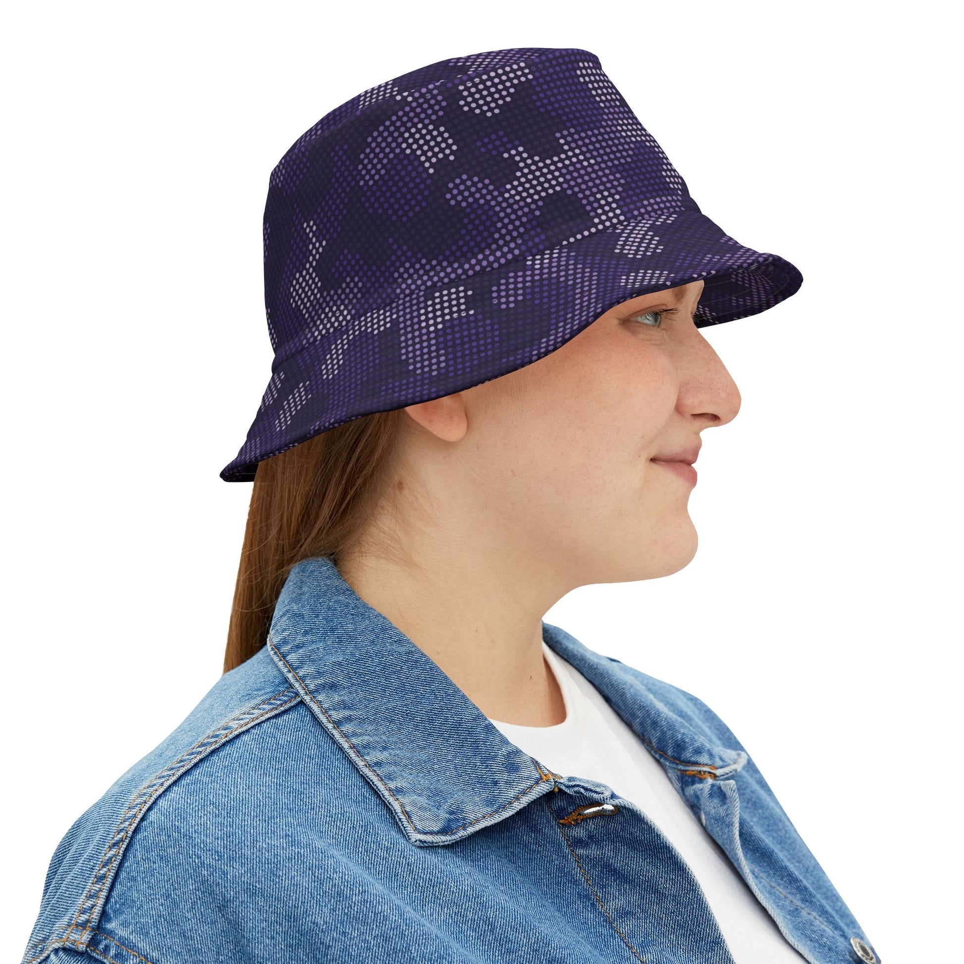 Camo Bucket Hat | Blue Led Camouflage