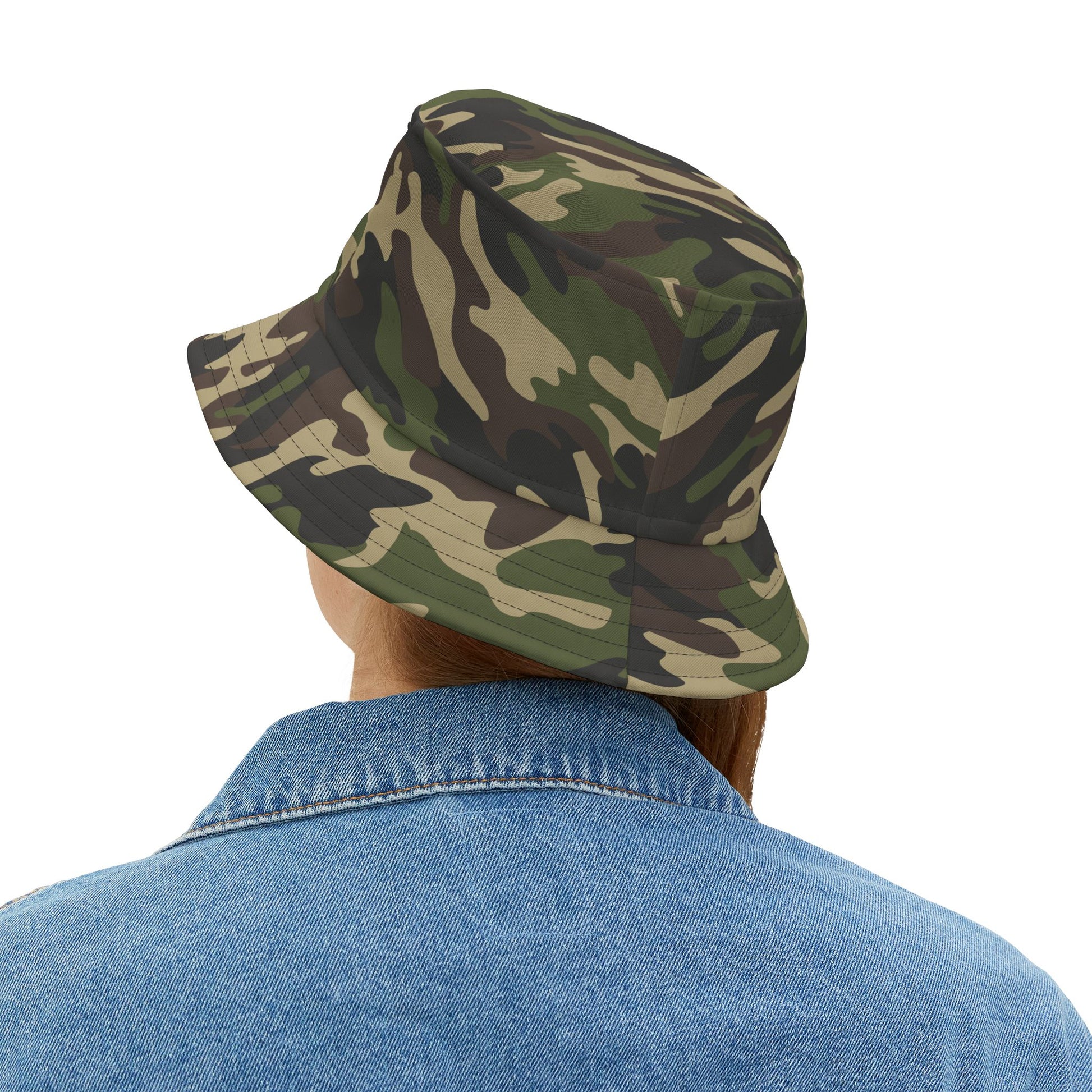 Camo Bucket Hat | Classic Green Camouflage