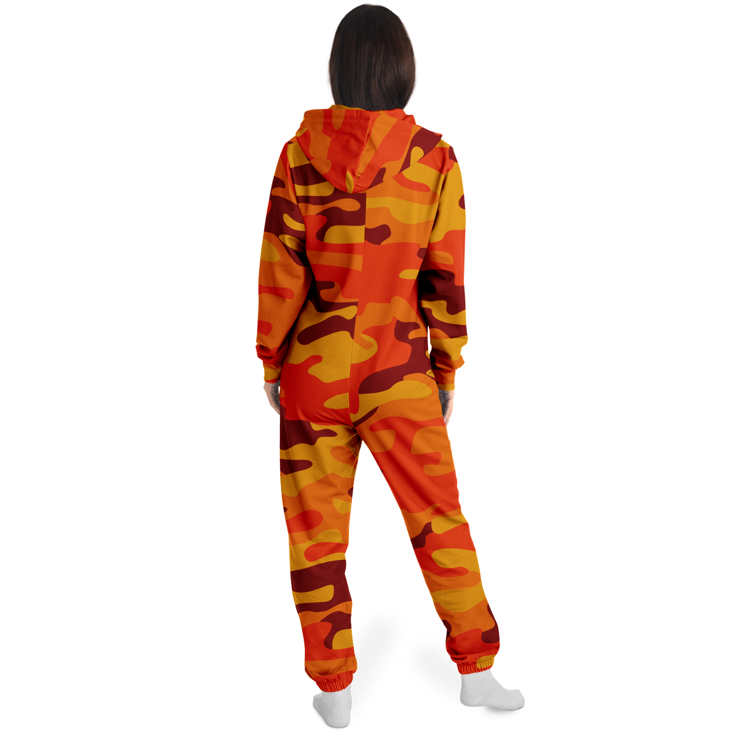 Camo Onesie | Orange and Red Camouflage