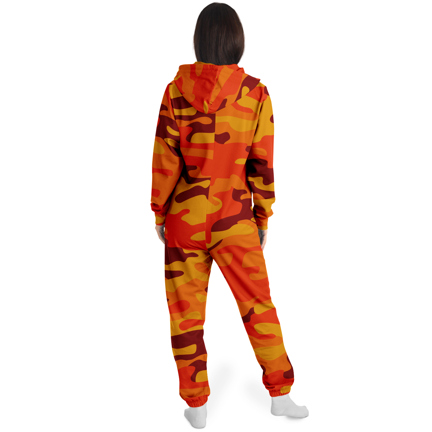 Camo Onesie | Orange and Red Camouflage