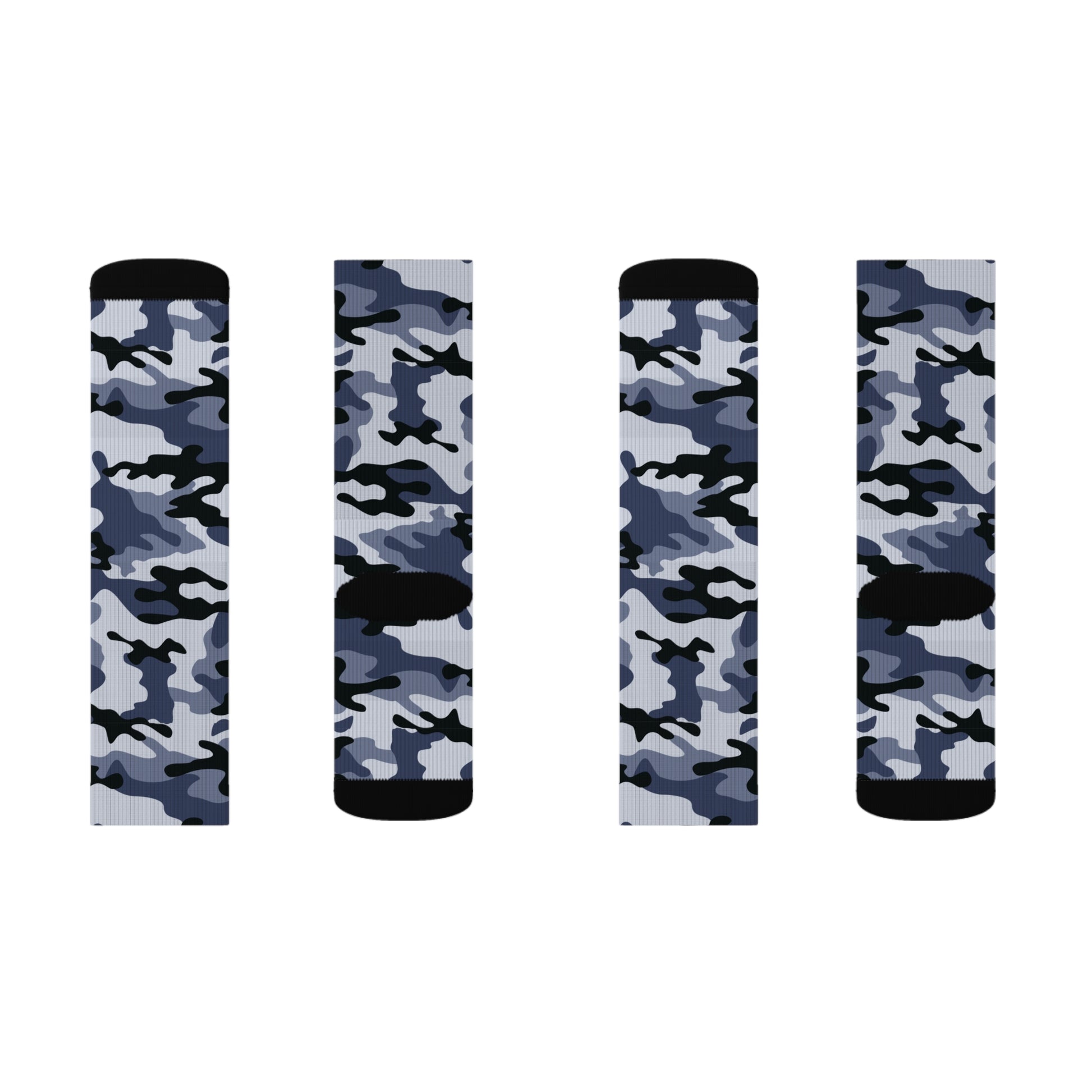 Camo Socks | Light Blue Camouflage