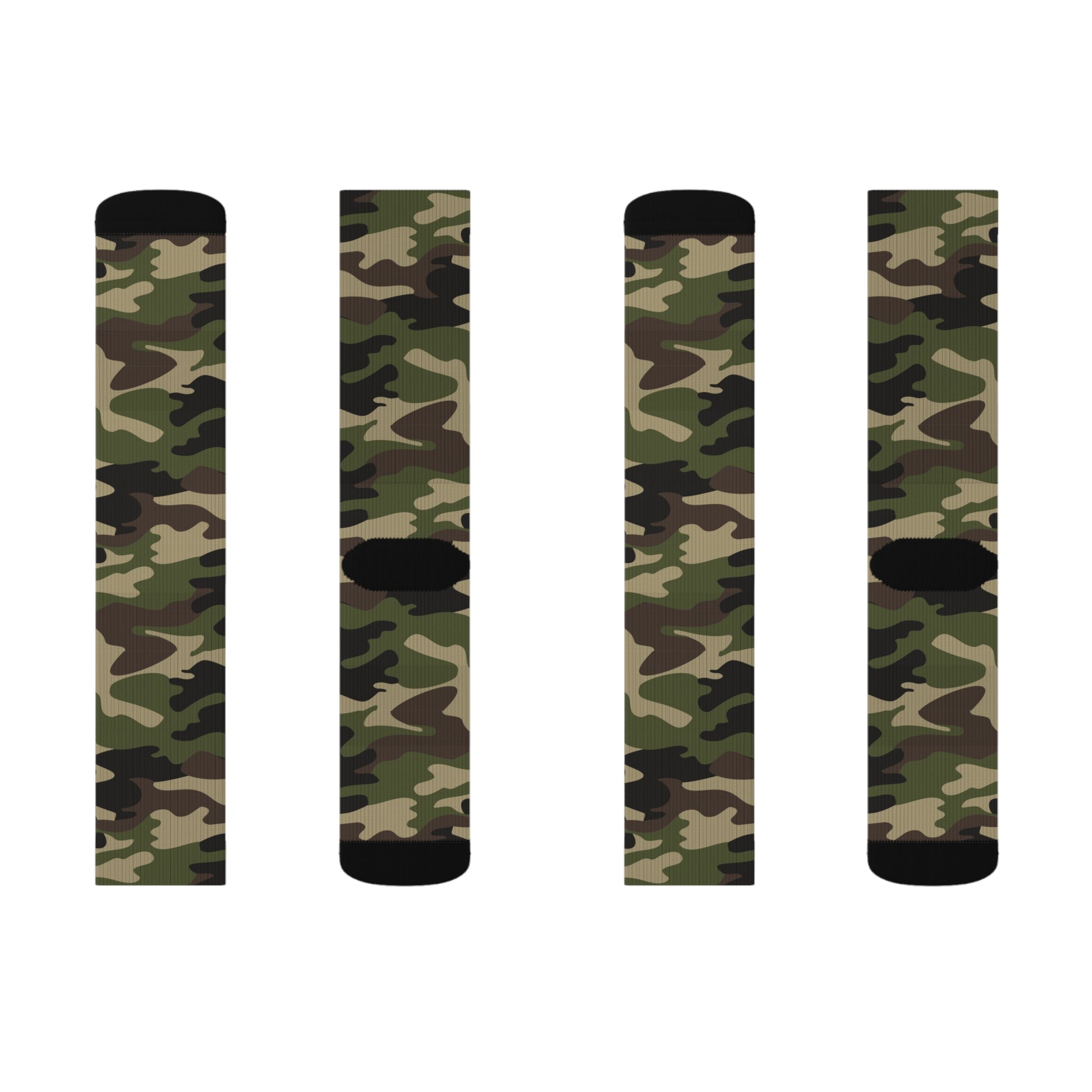 Camo Socks | Classic Green Camouflage