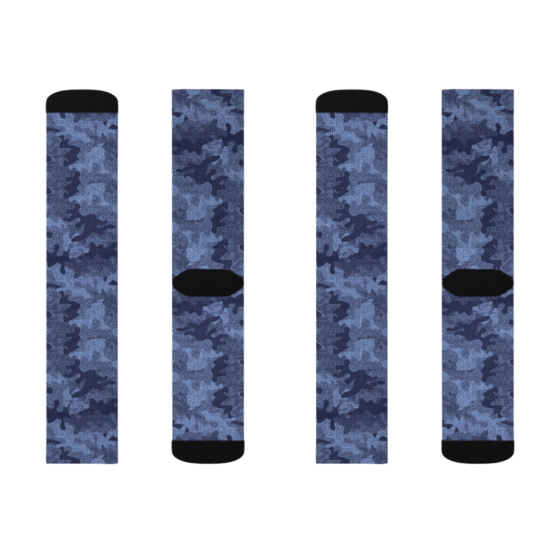 Camo Socks | Denim Blue Camouflage