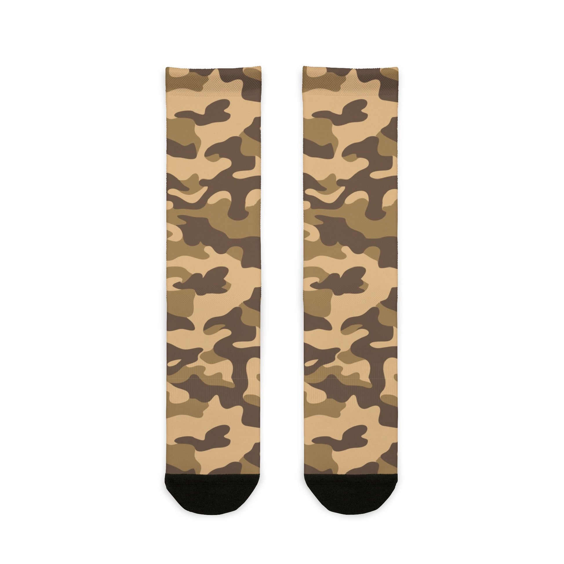 Camo Socks | Khaki | Sublimation Crew