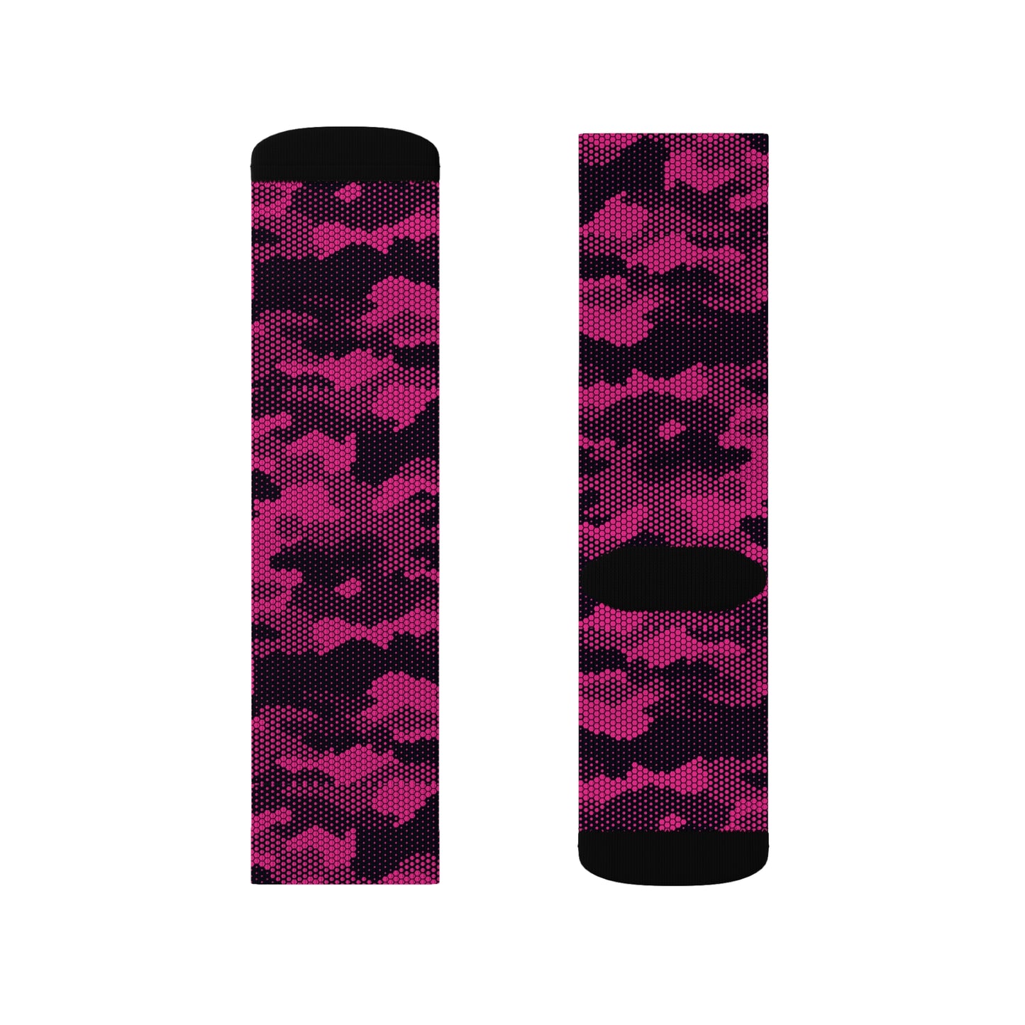 Camo Socks | Digital Pink Camouflage