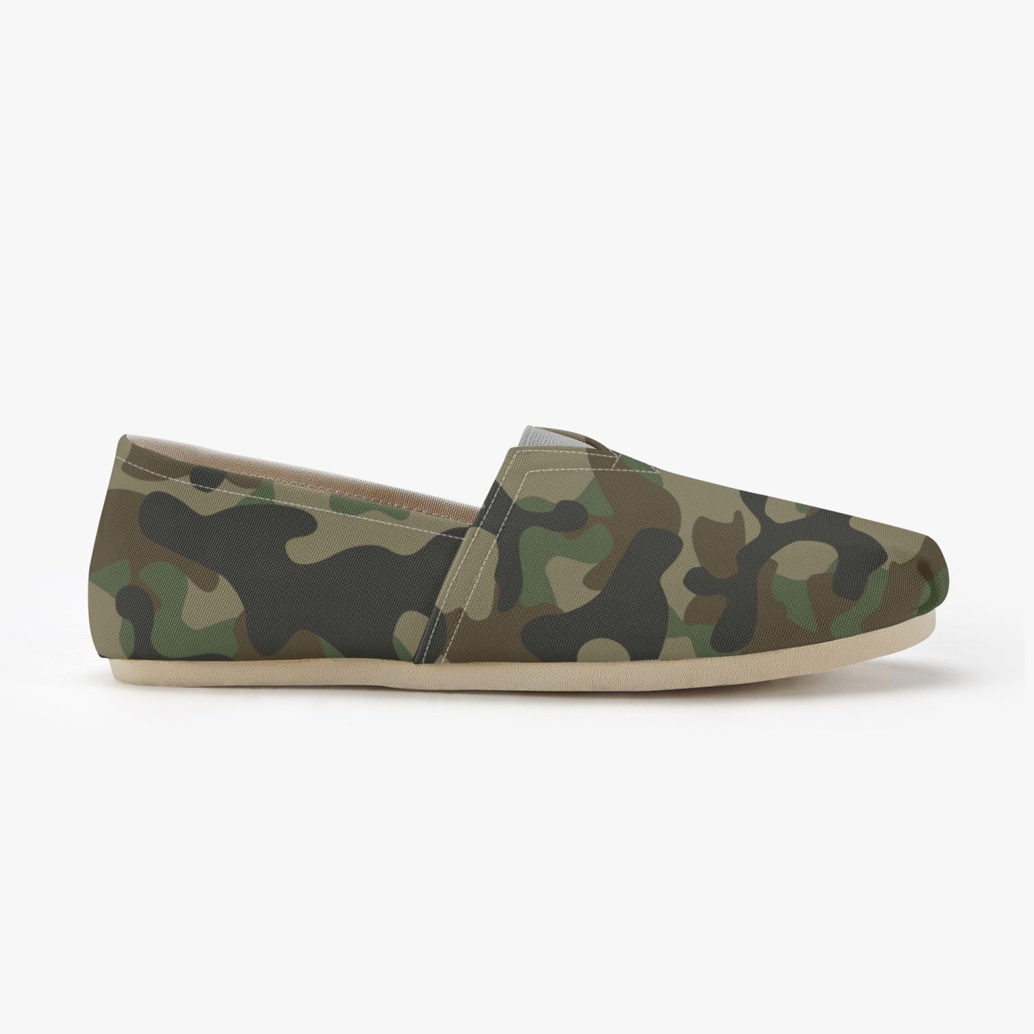 Camo Toms | Military Brown Camouflage Canvas Shoes