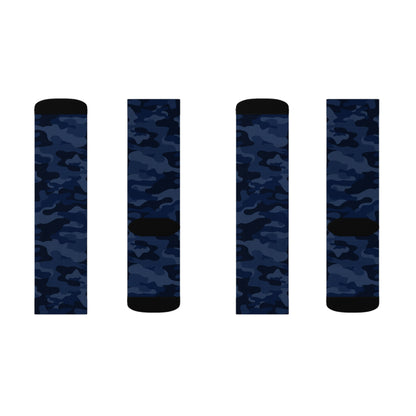 Camo Socks | Deep Blue Camouflage