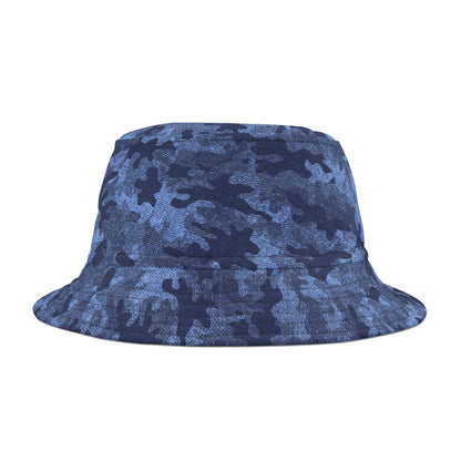 Camo Bucket Hat | Denim Blue Camouflage