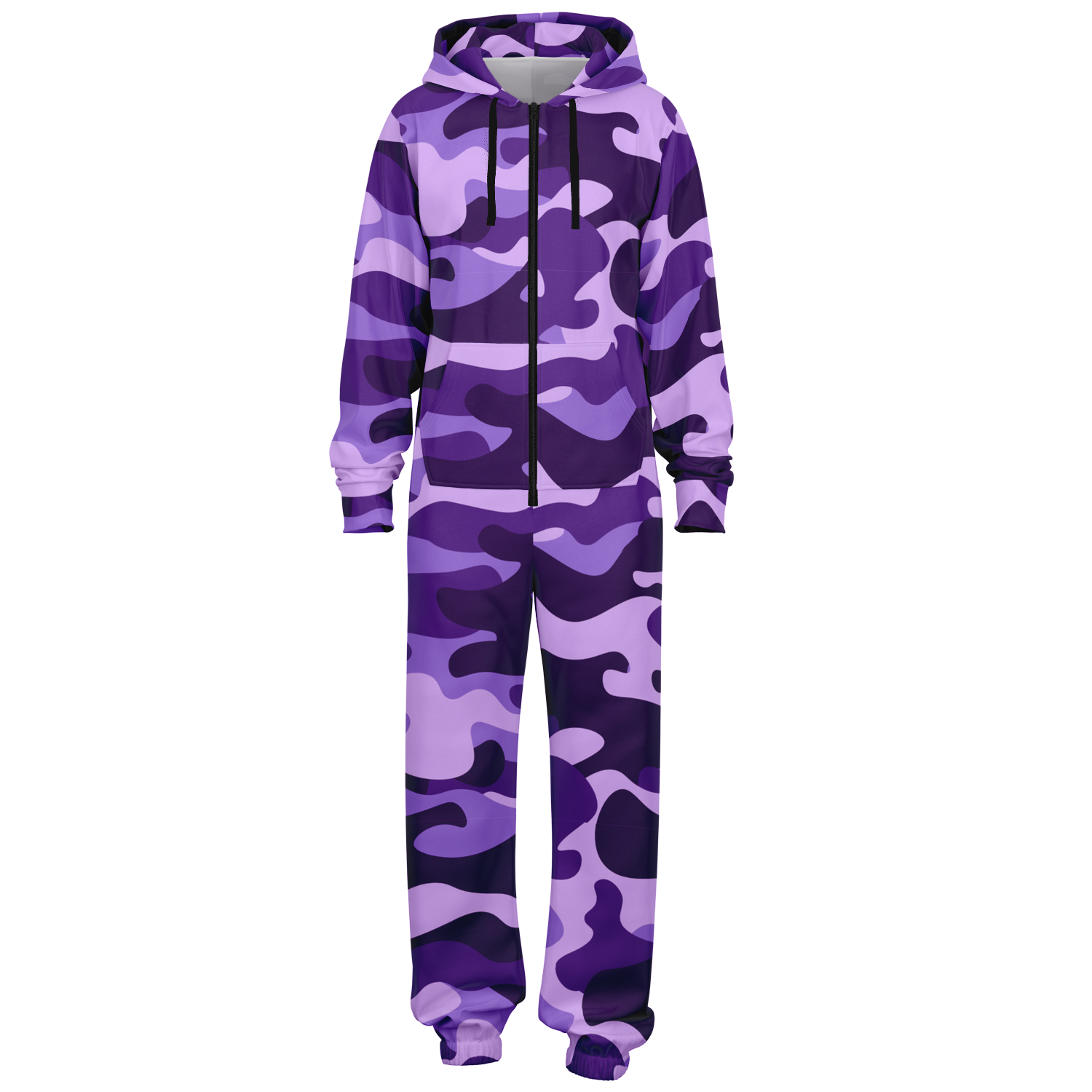 Camo Onesie | Purple, Blue and Mauve Camouflage