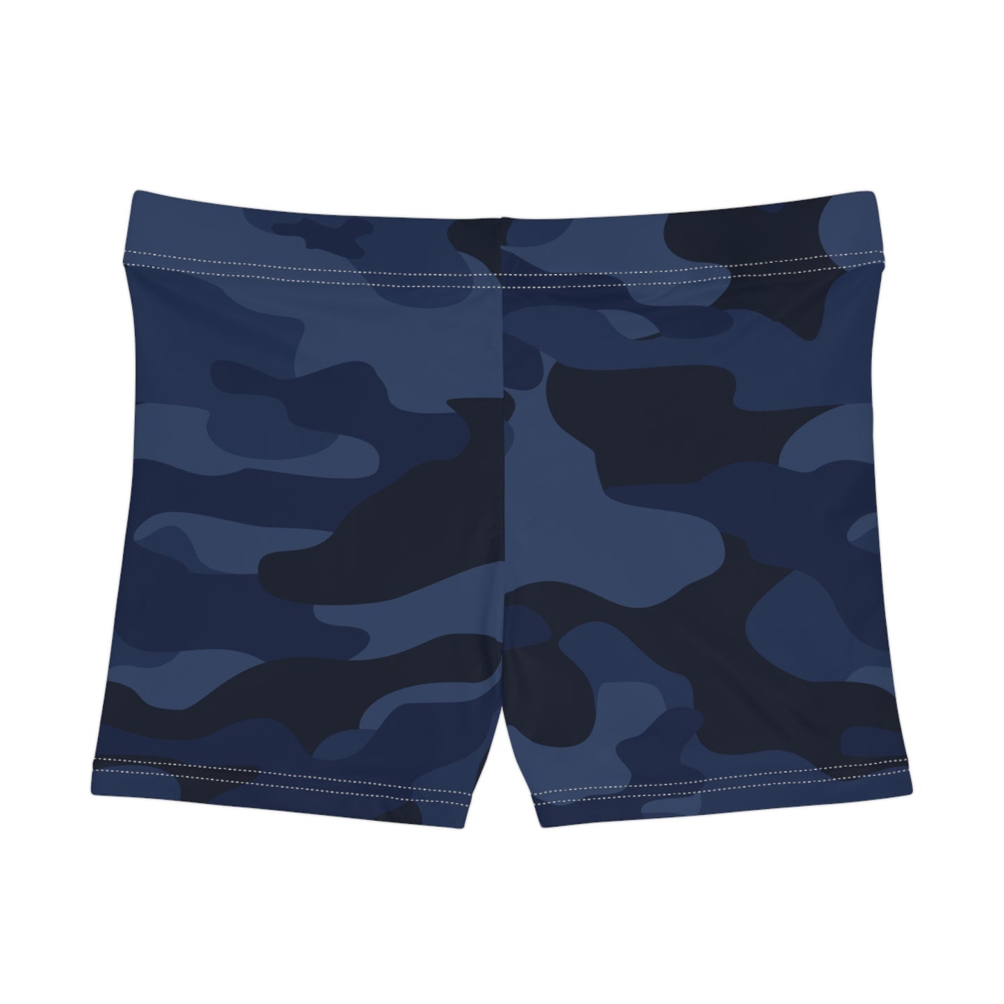 Women's Camo Shorts | Tight Fit | Deep Blue Camouflage