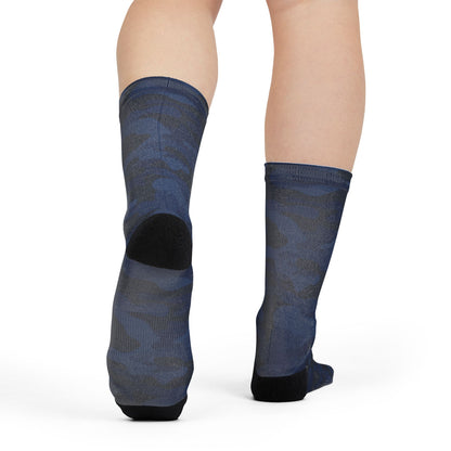 Camo Socks | Deep Blue | Sublimation Crew