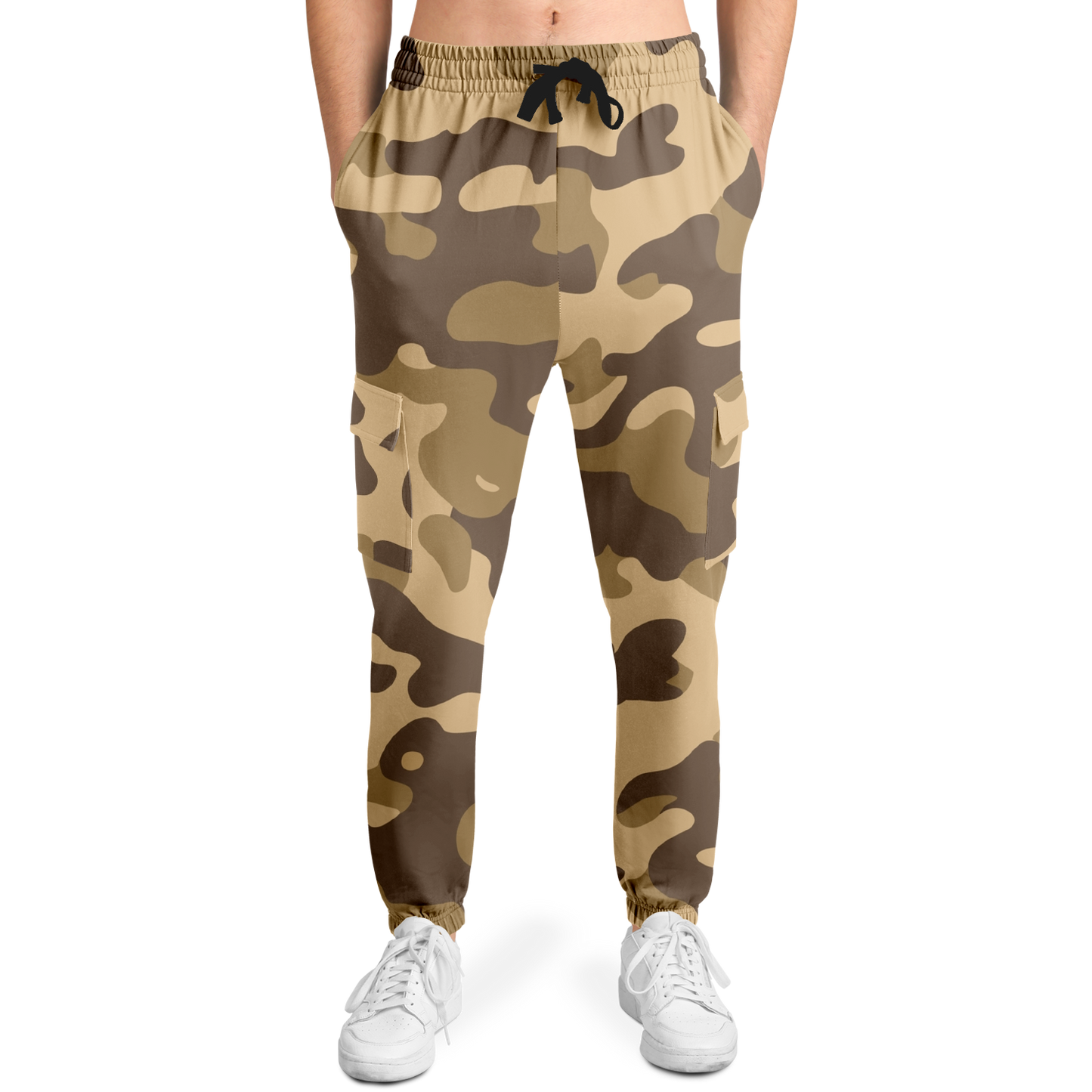 Camo Cargo Pants | Unisex | Khaki Camouflage