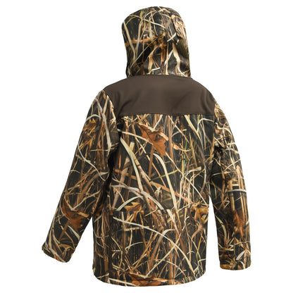 Men's Camo Jacket | Dark Brown | Hooded Outdoor Gear