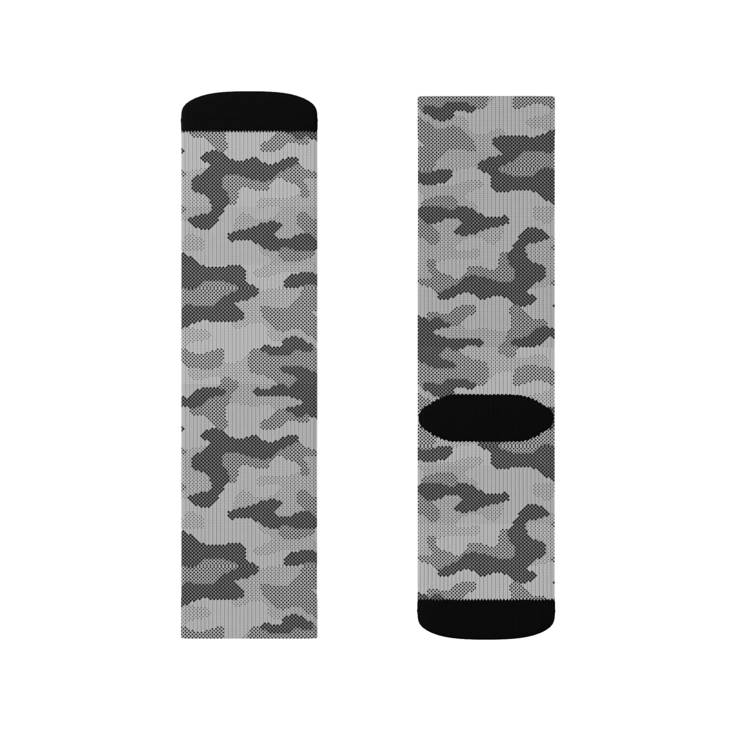 Camo Socks | Gray Digital Camouflage