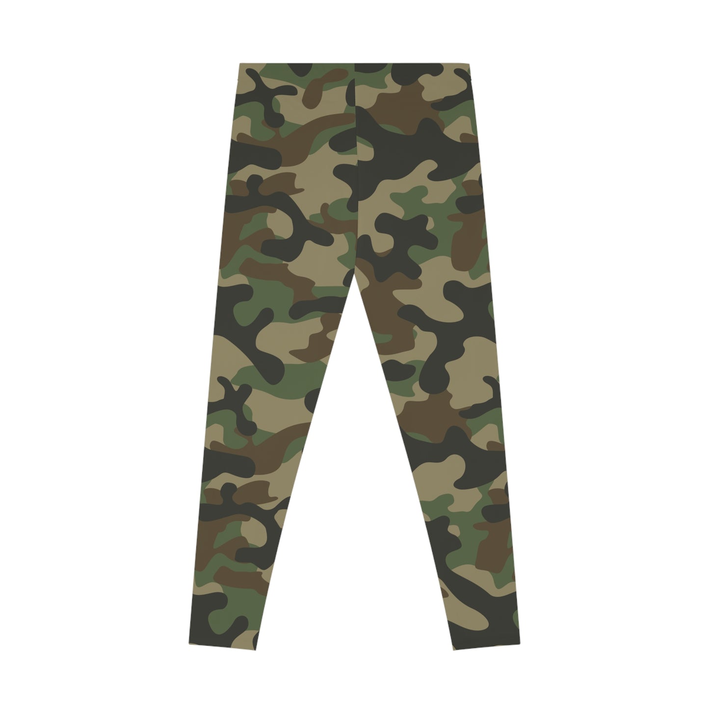 Brown Camo Leggings For Women | Mid Waist Fit