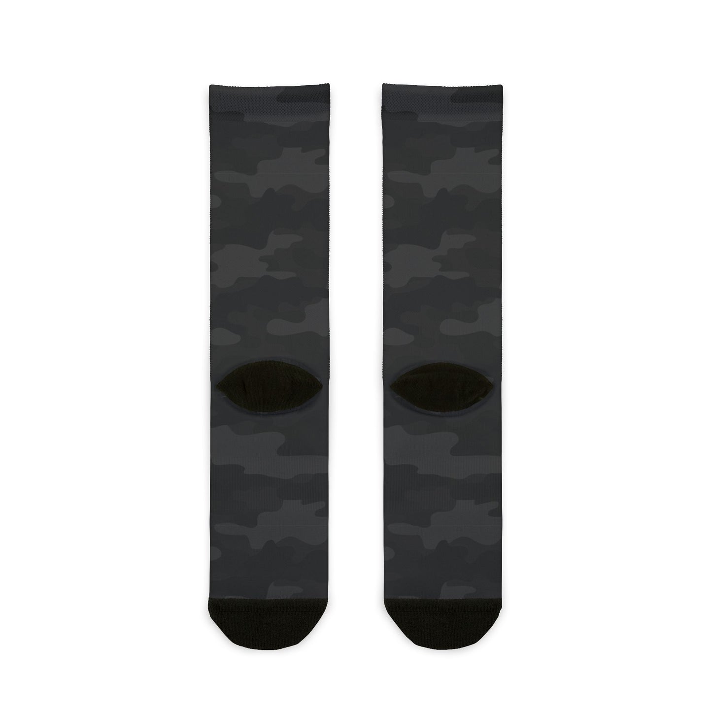 Camo Socks | Black | Sublimation Crew