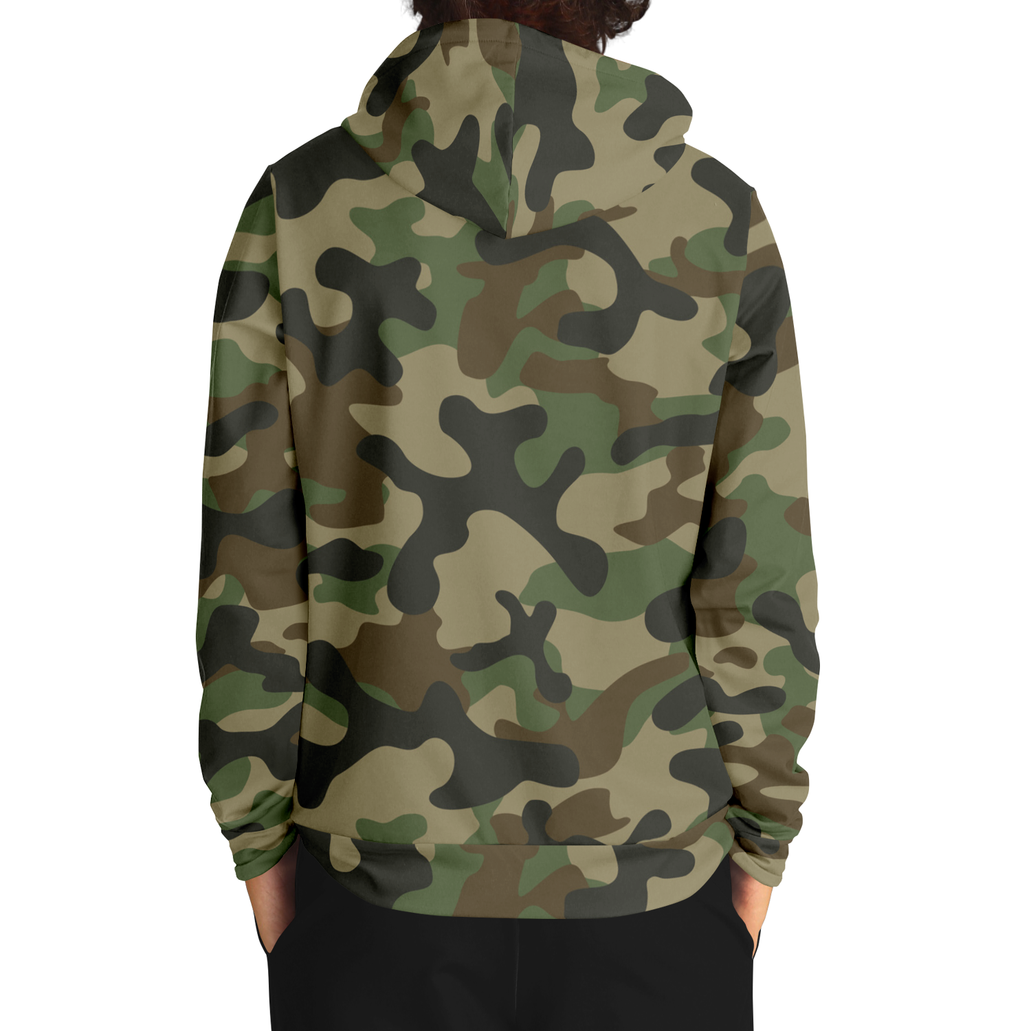 Camo Hoodie | Military Brown Camouflage