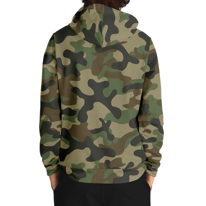 Camo Hoodie | Military Brown Camouflage