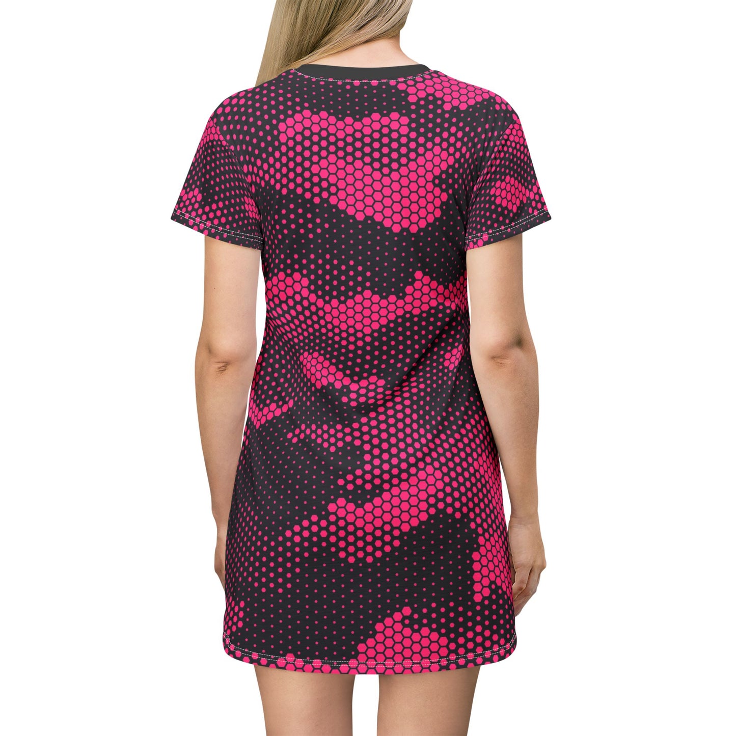 Camo T-Shirt Dress | Digital Pink Camouflage