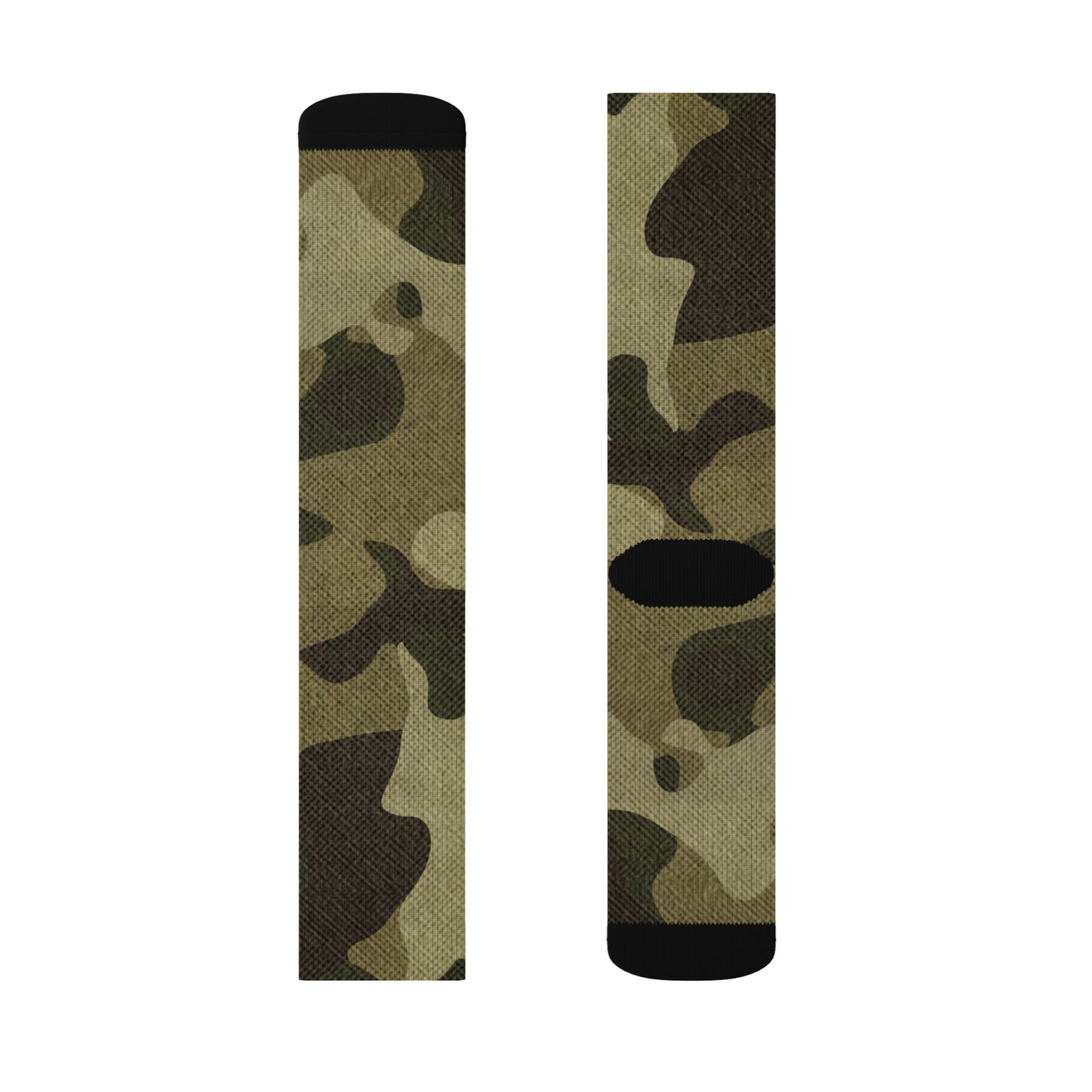 Camo Socks | Green Fabric Camouflage