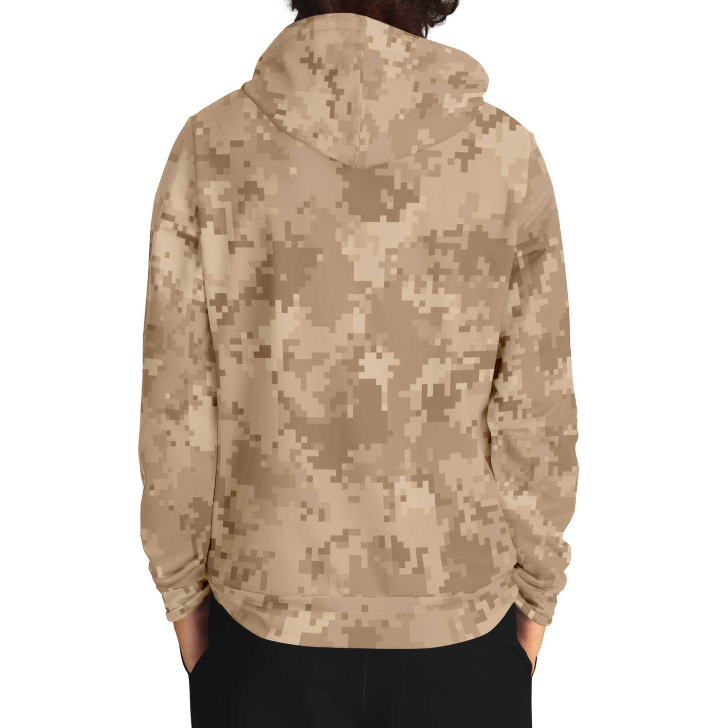 Brown Camo Hoodie | Pixel Digital Camouflage