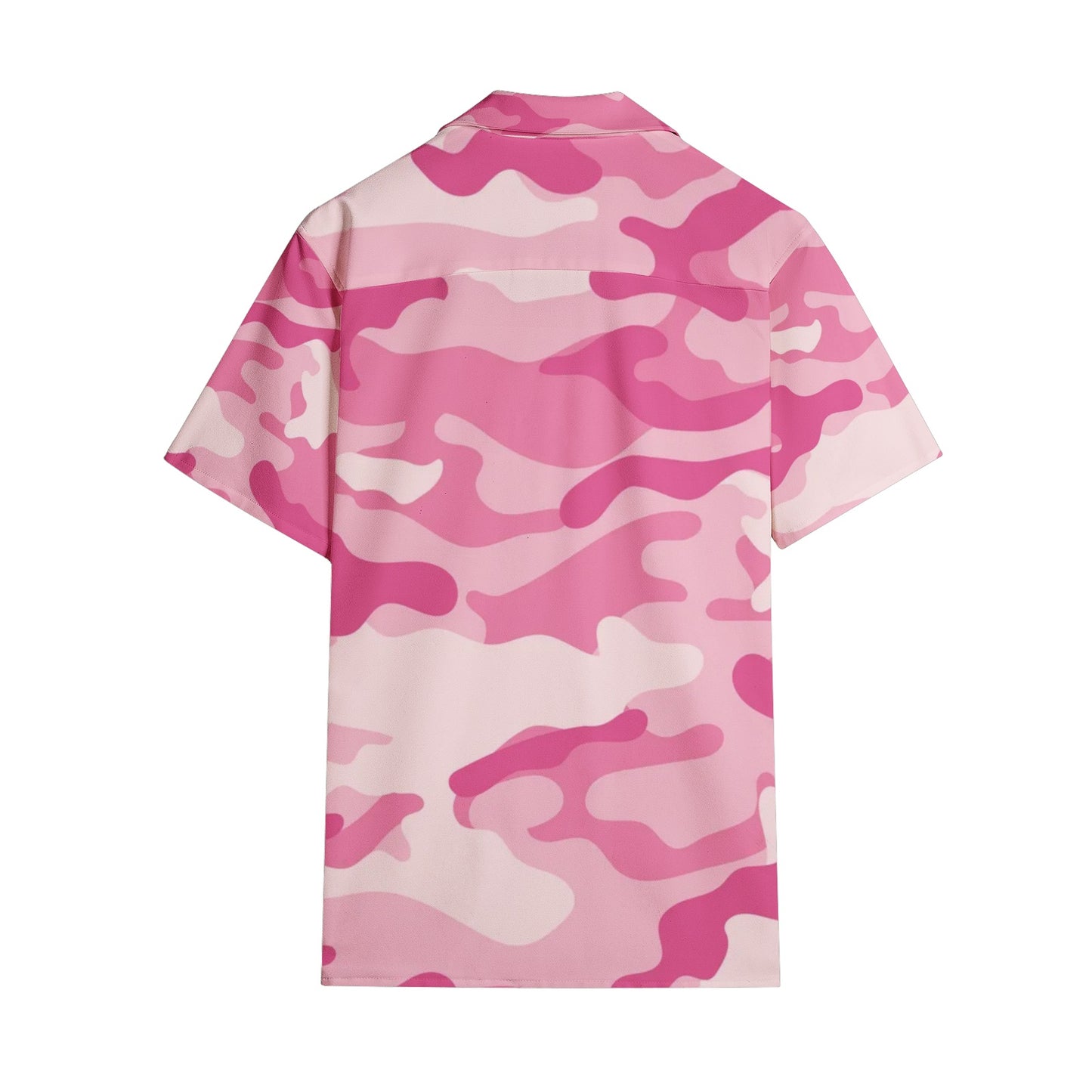 Cotton Camo Shirt For Men | Lavender Pink Short-Sleeve