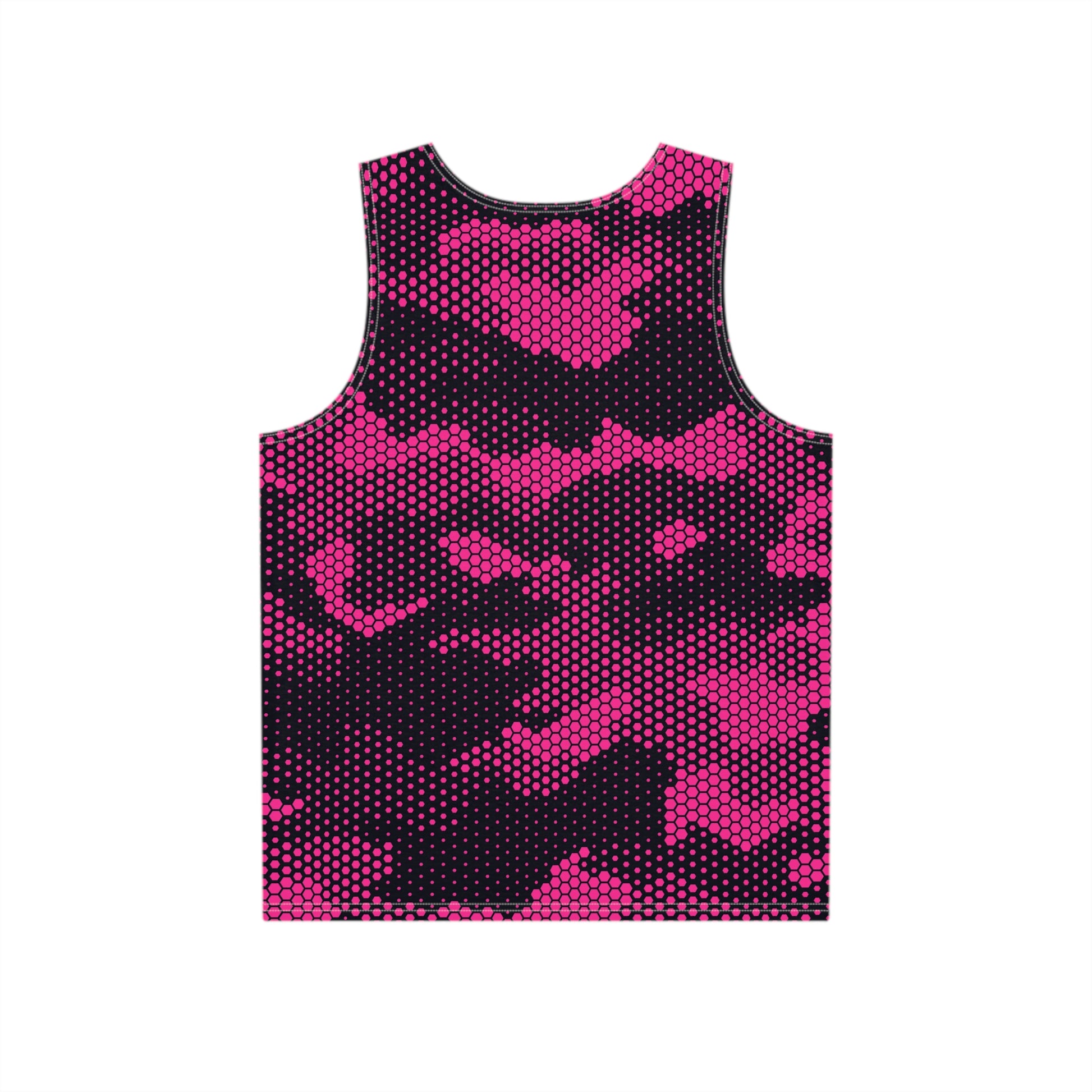 Men's Camo Tank Top | Digital Pink Camouflage | Loose Fit