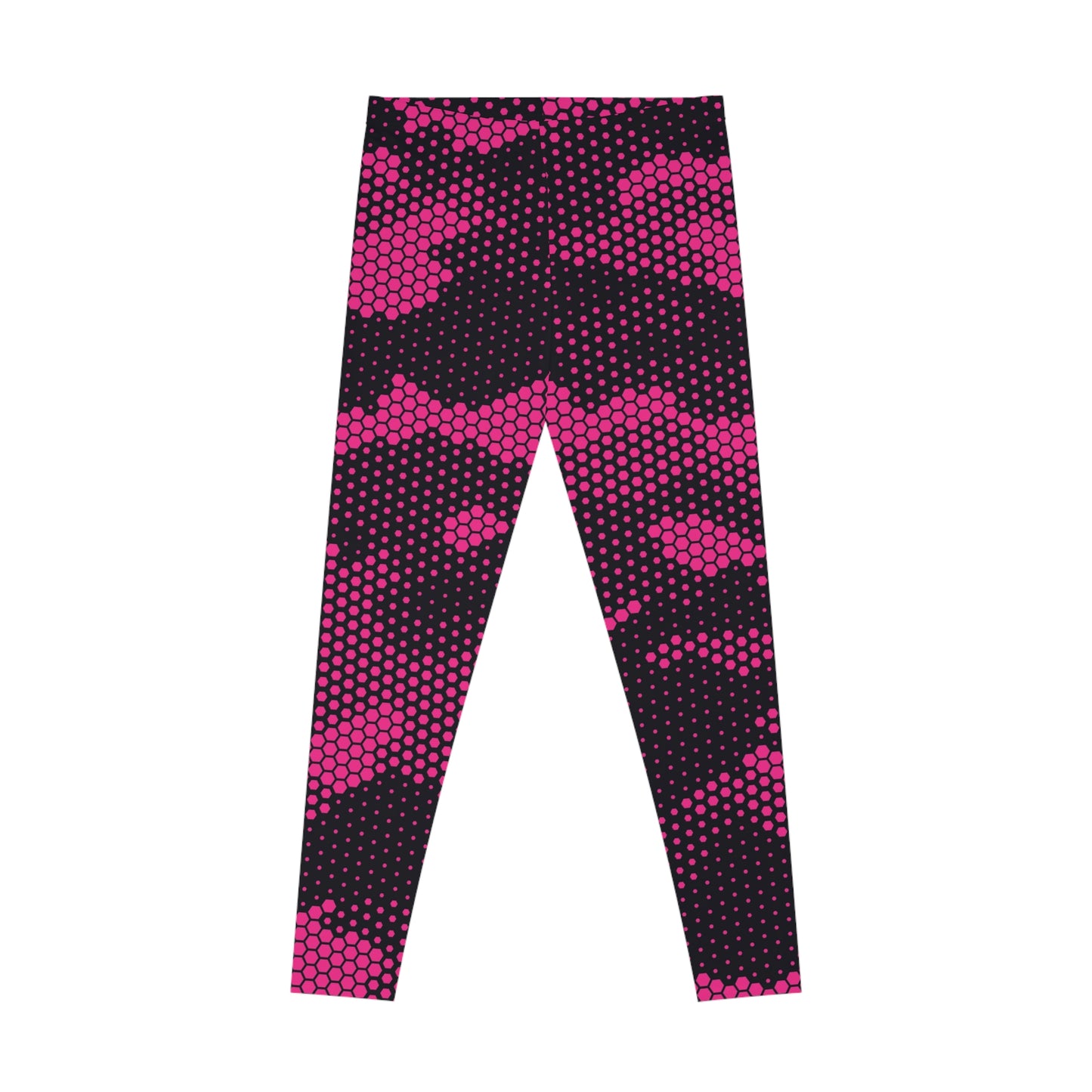 Digital Pink Camo Leggings For Women | Mid Waist Fit