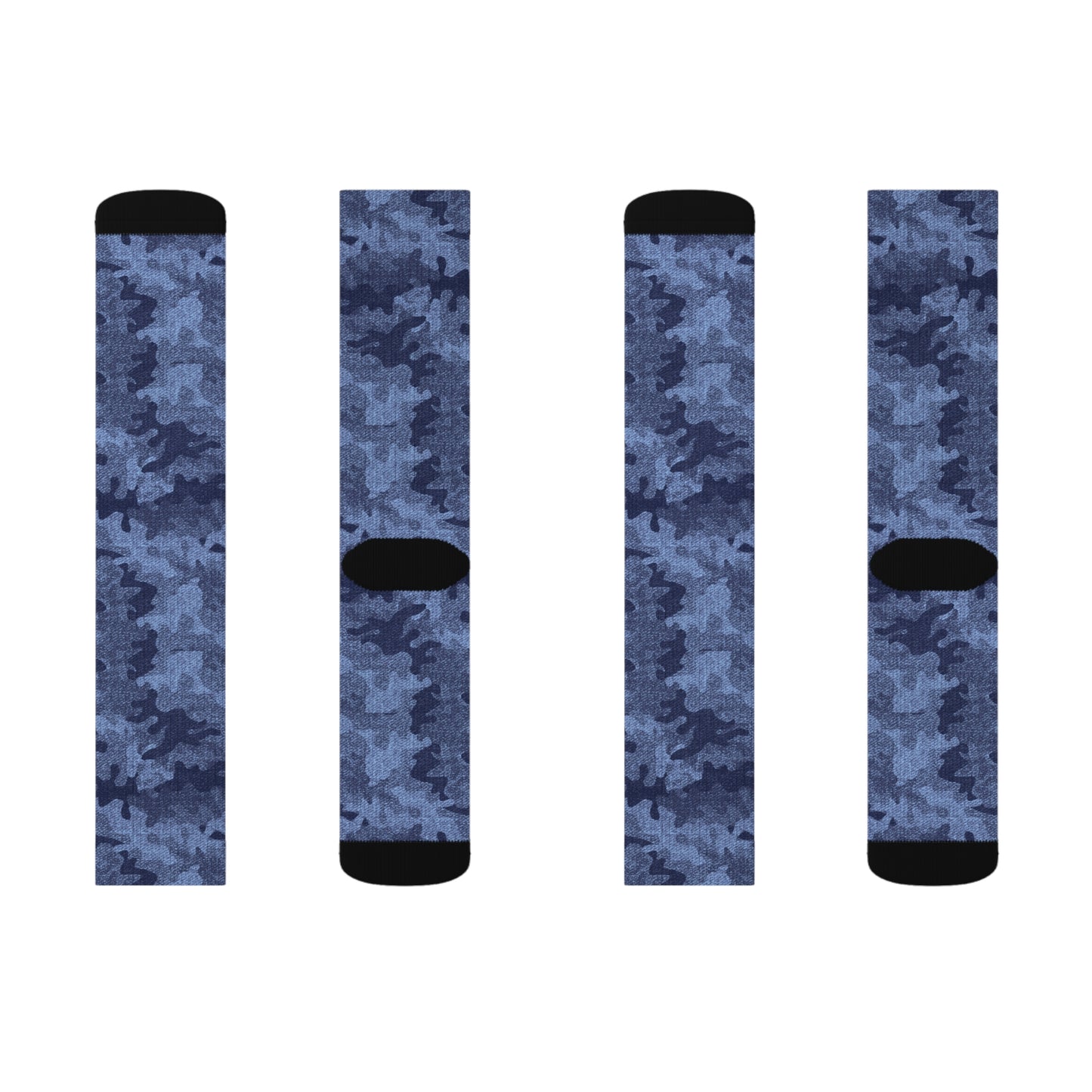 Camo Socks | Denim Blue Camouflage