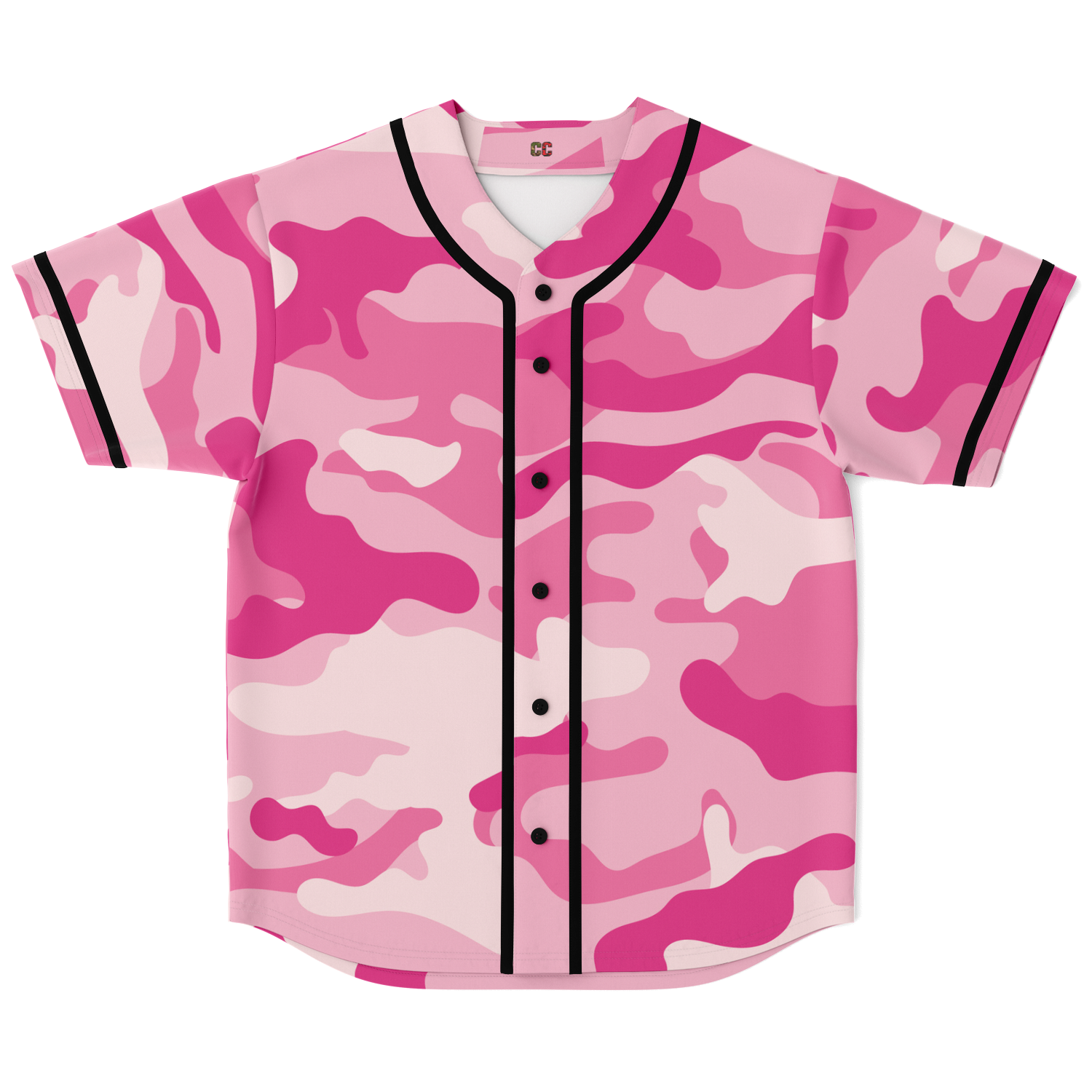 Camo Baseball Jersey | Lavender Pink Camouflage