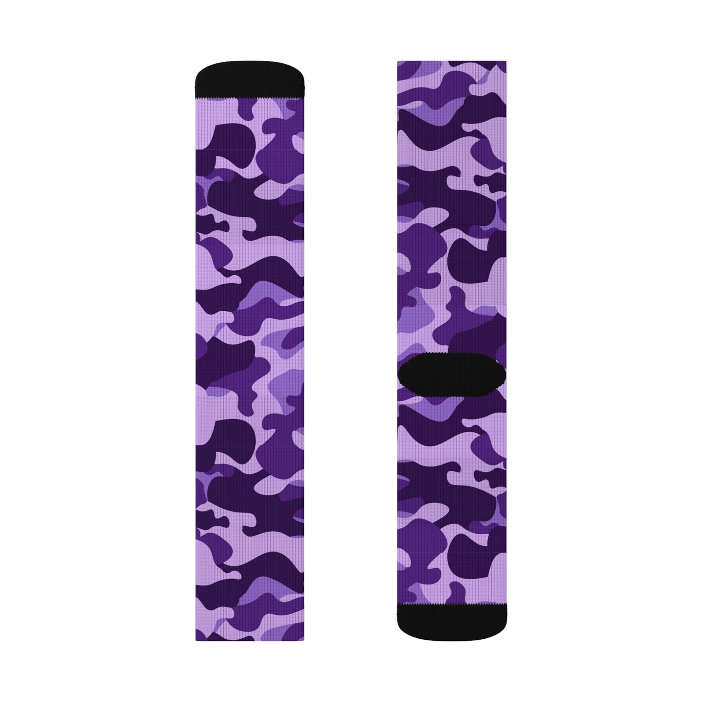 Camo Socks | Purple, Blue & Mauve Camouflage