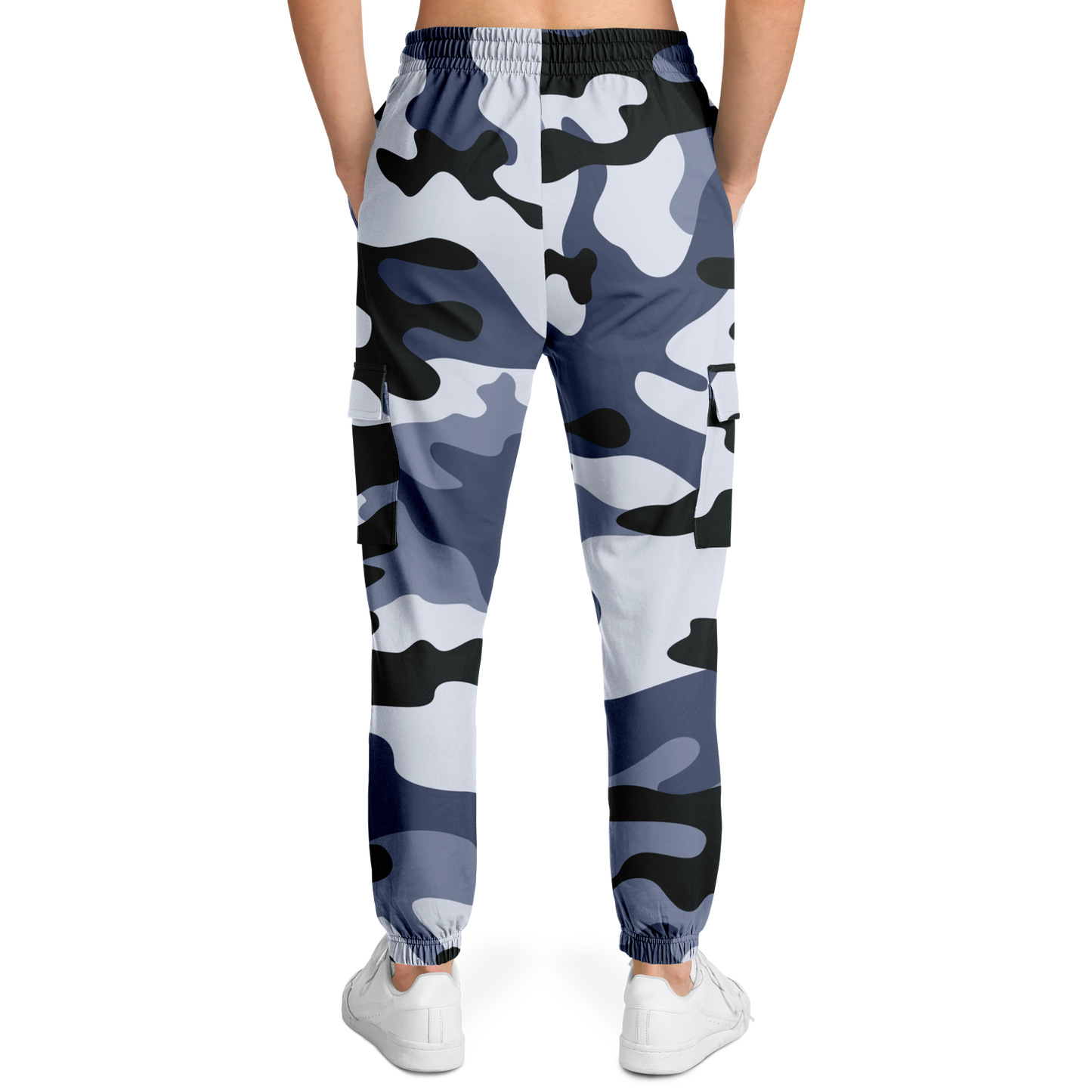 Camo Cargo Pants | Unisex | Light Blue Camouflage