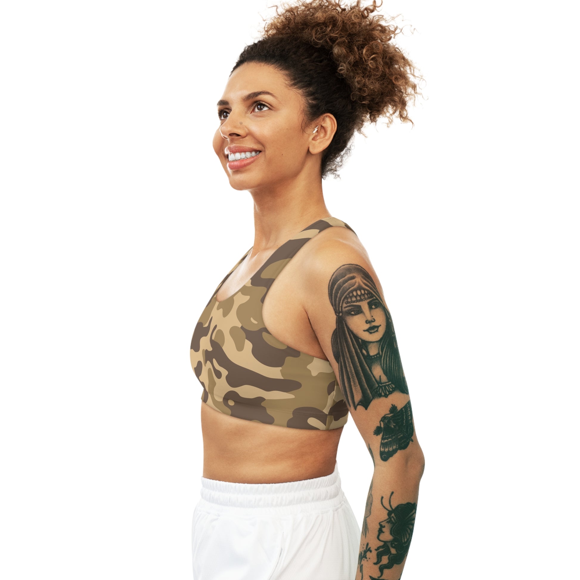 Camo Bra | Khaki Sports Camouflage