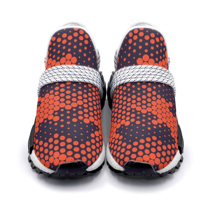 Lightweight Camo Sneakers | Orange and Blue Digital