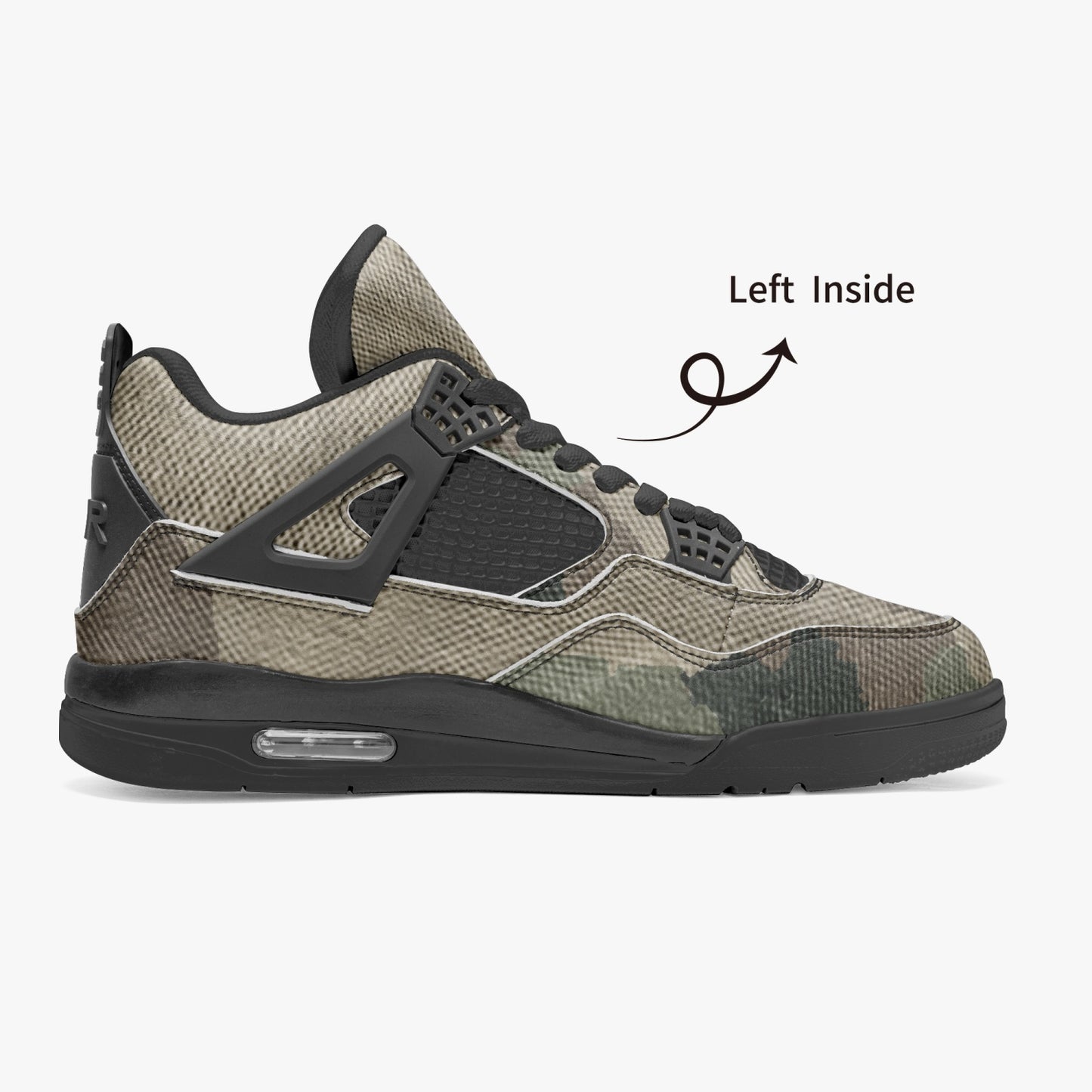 Camo Jordans AJ4 | Dirty Brown Camouflage