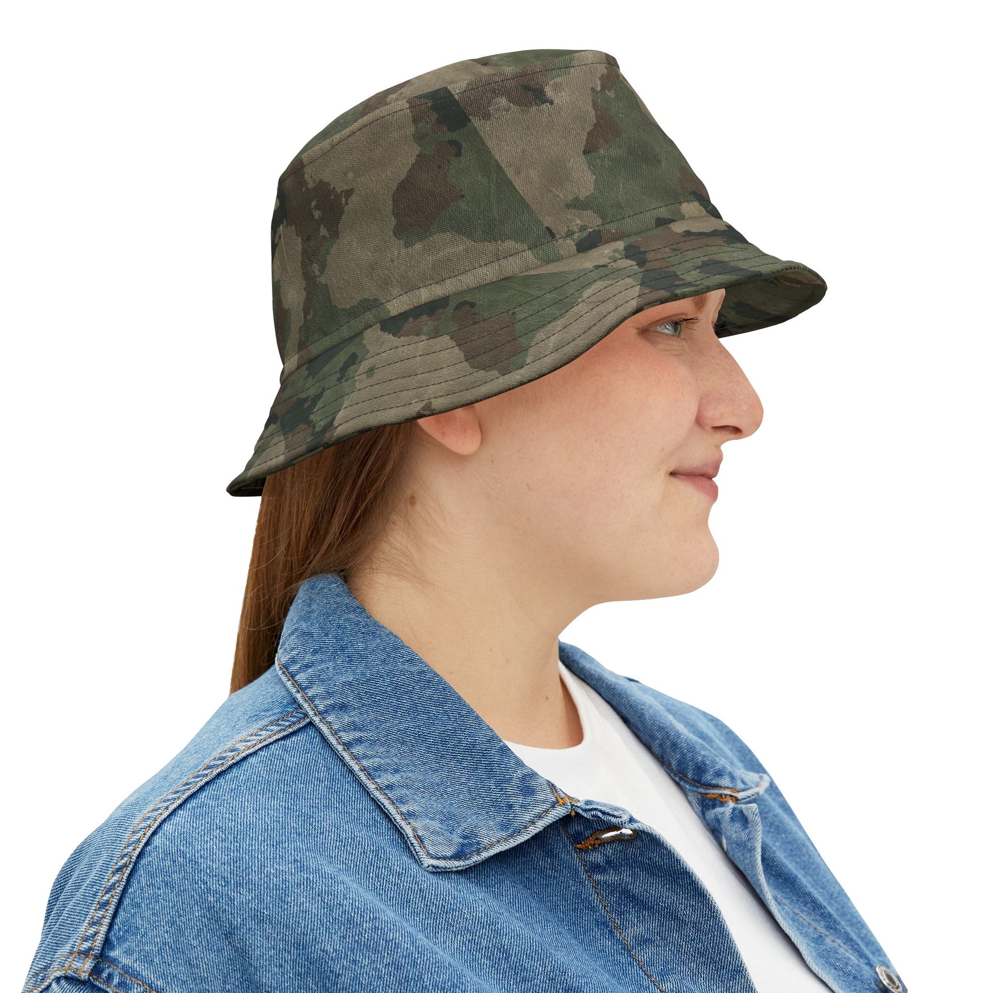 Camo Bucket Hat | Dirty Brown Camouflage