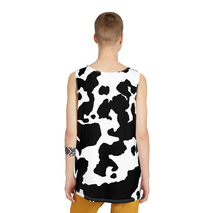 Men's Camo Tank Top | Black & White | Loose Fit